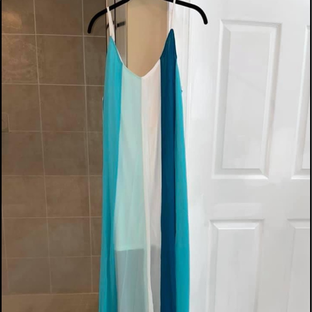 Color block Maxi Dress